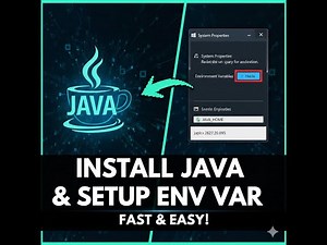 Java Installation & Environment Setup | First Java Program Explained Step by Step