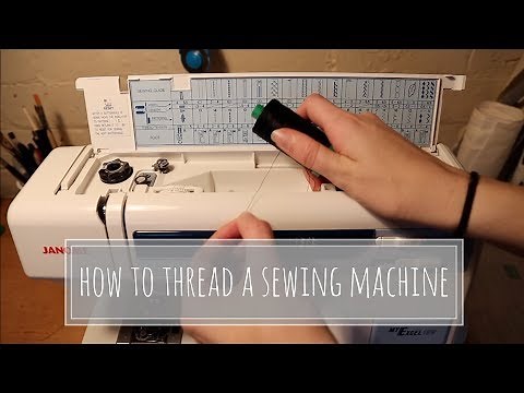How To Thread A Sewing Machine | Janome MyExcel 18W