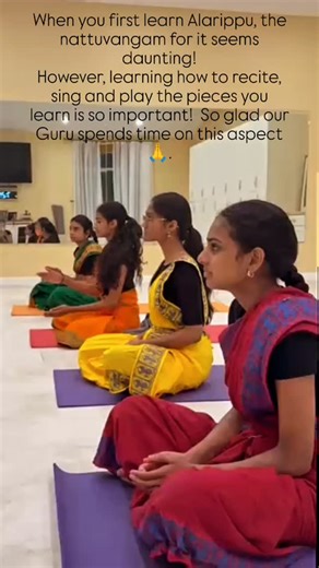 Learning how to recite Alarippu Part 1 - Fun, exciting, frustrating and satisfying. | Arpan Arts