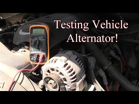 How to Test Vehicle Alternator with Multimeter!