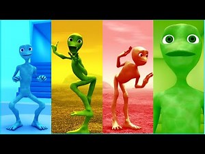 "Dancing Green Alien - Funny Alien Dance Challenge (Viral TikTok Trend)"