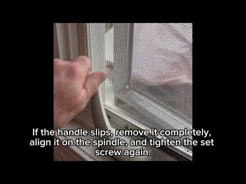 Crank Style Casement Window Won’t Open? Fastest Fix in 20 Seconds!