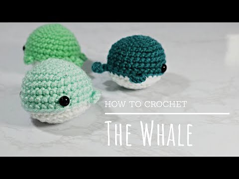 How To Crochet - Easy Beginners Amigurumi Whale Tutorial | Low Sew