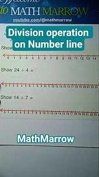 How to divide on a Number line @MathMarrow
