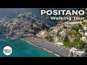 Positano, Italy Walking Tour in 4K