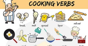 Learn Cooking Verbs Vocabulary in English - ESLBUZZ