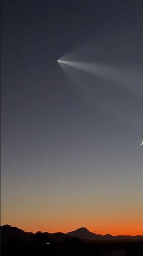 SpaceX launch of 53 satellites visible in Arizona skies