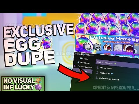 NEW OP DUPE EXCLUSIVE EGG SCRIPT ON PET SIMULATOR X!🚀Yeet a Pet Update🔥100% SAFE! | NEW DUPE APRIL