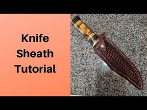 Knife sheath tutorial