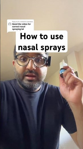 Doctor Explains How to Use Nasal Sprays The RIGHT Way