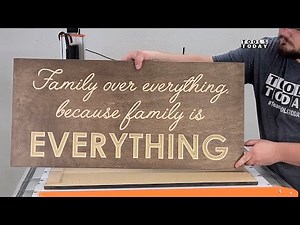 How to V-Carve CNC Signmaking | ToolsToday