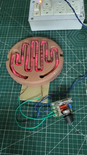 2000W AC Voltage Regulator Test with 1000W Heater! ⚡#VoltageRegulator #SCRDimmer #1000WHeater
