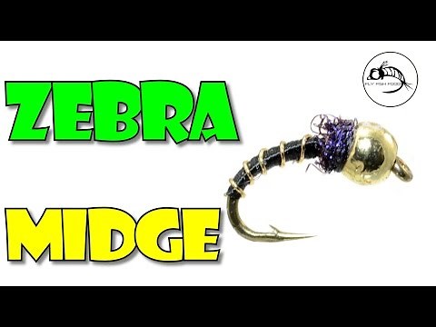 The BEST Fly Pattern to Start Tying Flies! - Zebra Midge - Fly Tying Tutorial