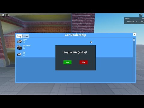 Roblox Studio Car Dealership System With SaveData