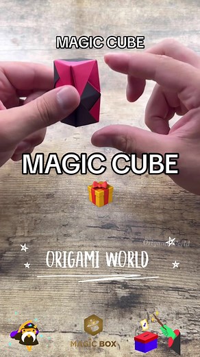 origami world (@origamiworld0) - Origami Magic Cube Pop it Tutorial