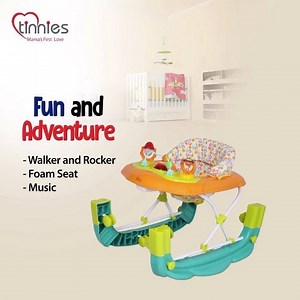 3K views · 95 reactions | Get an exclusive tinnies baby walker for the first steps of your little one. Tinnies baby walker ensures absolute ease and comfort when your baby starts taking steps independently. Can be used as rocker Shop now: https://bit.ly/2ZgNYGY #Tinnies #MamasFirstLove #babygears | Tinnies | Facebook