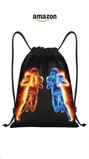 Football Drawstring Bag for Kids & Teens | Sports Gym Backpack #SportsBag