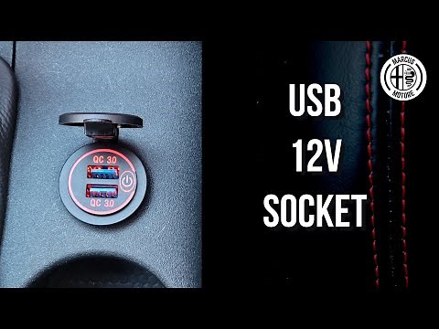 Replacing 12V Socket With USB