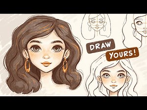 How To Draw A Cartoon Face- Step By Step Tutorial