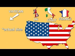 Countries Land Size Compared