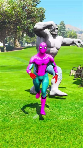 GTA V: Blue hulk Revenge For Gray Hulk #gta #gtav #goldenfighter #ironman