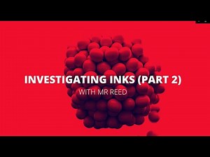 Investigating inks core practical part 2 (edexcel) with Mr Reed