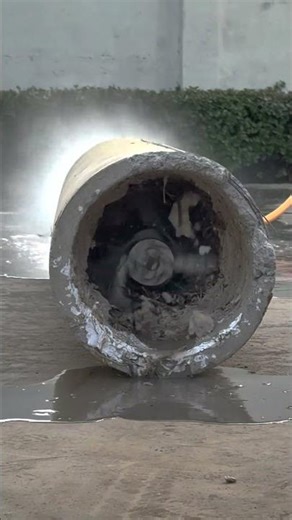 Testing Pipe Cleaning with a Hydrodynamic Rotary Nozzle