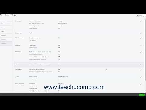 QuickBooks Online Tutorial Assigning Account Numbers Intuit Training