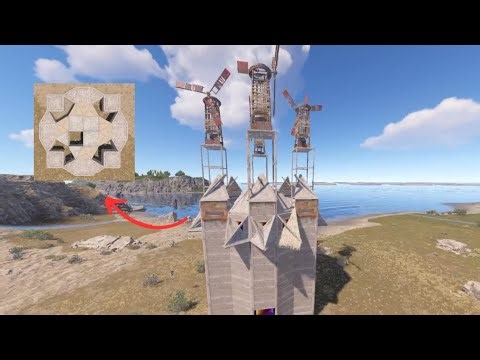 The best 2x2 Quad Base | New External TC | Shell | Pixel Peaks | Defendable - Rust Base Design