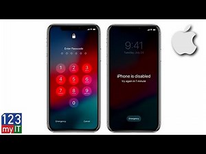 Forgotten Passcode iPhone X, 8, 7, 6, iPad, iPod