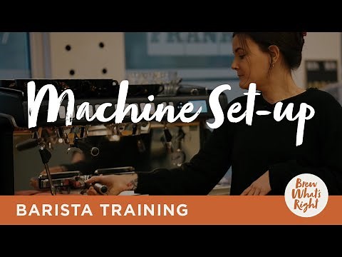 Coffee machine set up (ft. Cimbali M26)