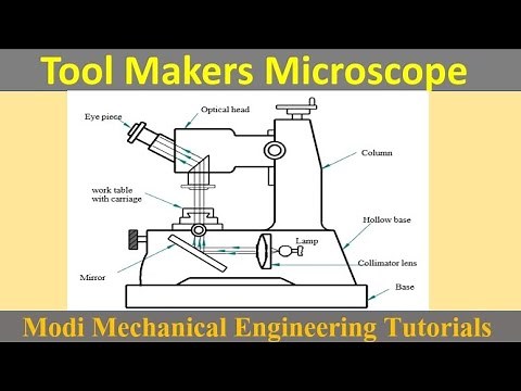 tool makers microscope |Tool maker's microscope |Metrology |tool makers microscope working principle