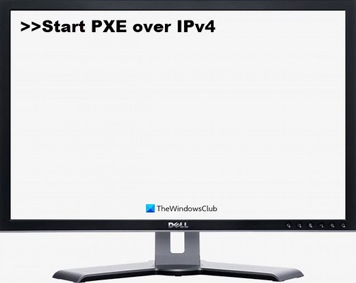 Start PXE over IPv4 error solution on computer