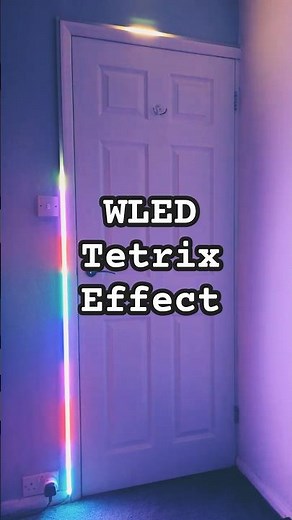 LED Light Strip Doorway: Tetrix Effect #shorts