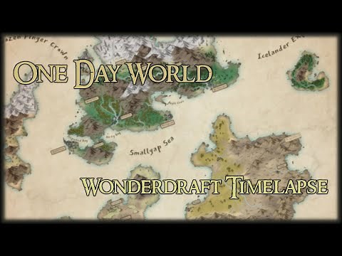 Making a D&D Map In a Day (Wonderdraft Timelapse) [Free Download]