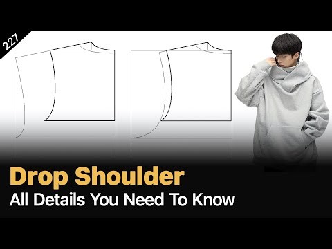 How to Make a Drop Shoulder Hoodie Pattern | Professional Guide