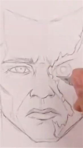 Drawing THE TERMINATOR in 15 Seconds! 😱🤖 #Shorts