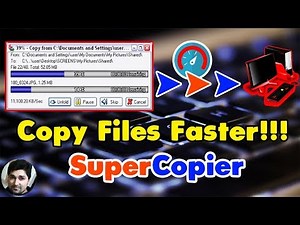 Copy super fast with SuperCopier ǀ Upto 50 MBPS transfer speed