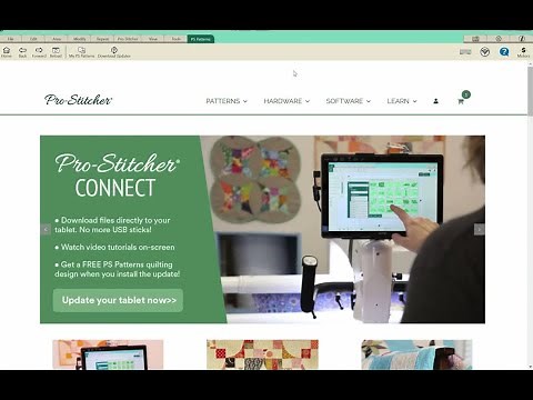How to Add a Design From Pro-Stitcher Patterns to Your Design Library on your Tablet