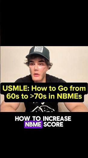 “How do I increase my NBME scores from 60s to 70s?”