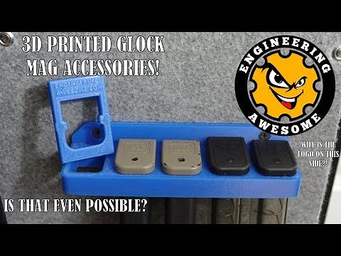 3D Printed Glock Mag Accessories!