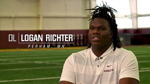 14K views · 284 reactions | Get ready to play at home. Meet the Minnesota-native newcomer, Logan Richter. | Minnesota Football | Facebook