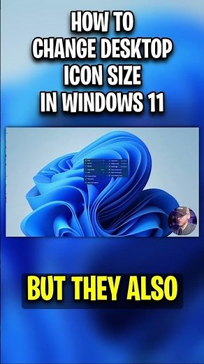 How to change the size of Desktop Icons in Windows 11! #windows11 #windows11updates #windows11home