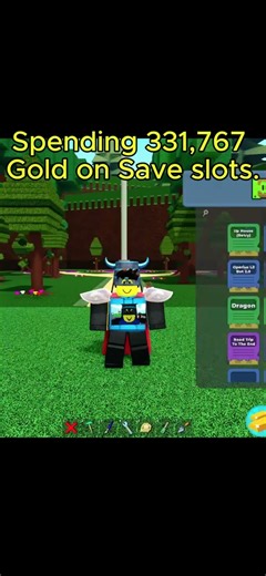 Spending 300k+ Gold on Save Slots in Build A Boat For Treasure. #roblox # babft #gold