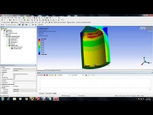 Analysis of cylindrical Pressure Vessel Ansys Workbench