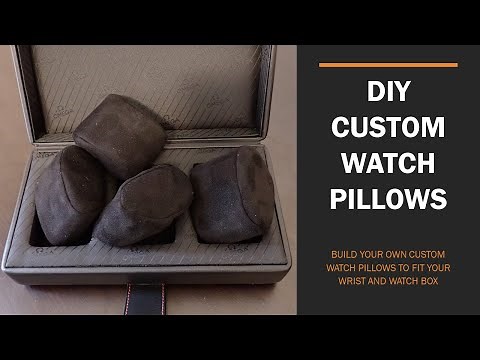 DIY Custom Watch Pillows