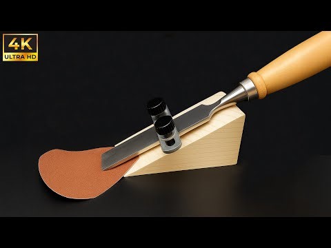 Millions Of People Still Don't Know How To Sharpen A Chisel Razor Sharp Like a Carpenter!