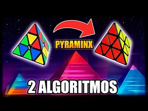 PYRAMINX TUTORIAL with only 2 ALGORITHMS / Beginners / VERY EASY