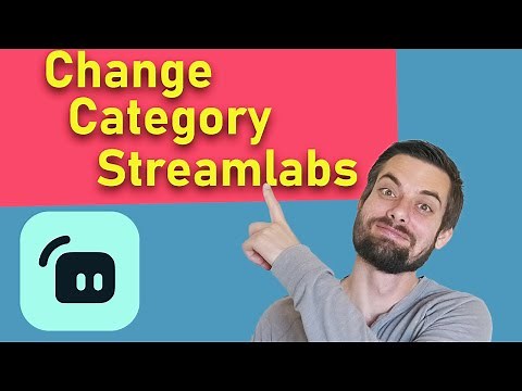 Change Stream Category With Streamlabs