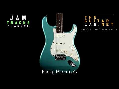 Funky Blues Guitar Backing Track - JamTracksChannel